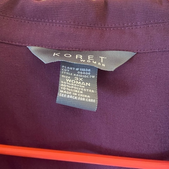 Koret shacket size 3xl. T28 - Picture 3 of 5